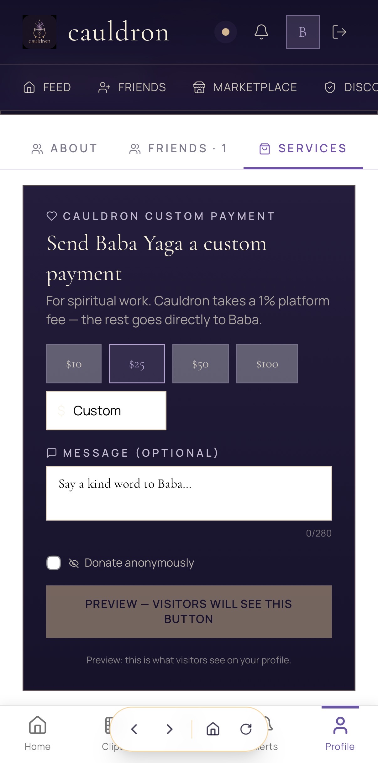 Stripe-protected escrow payments and same-day payout flow